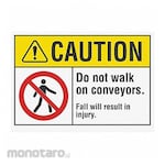 LYLE Conveyor Safety Caution Reflective Label