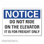 LYLE Elevator Hazard Notice Label
