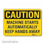 LYLE Reflective Keep Hands Clear Caution Sign