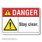 LYLE Reflective Stay Clear Danger Sign