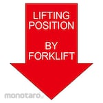 SCREEN Creative Communications Arrow Label For Forklift