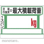 TSUKUSHI KOBO Safety Sign (Scaffolding Load)