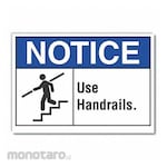 LYLE Handrail Notice Label