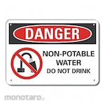 LYLE Reflective Potable Water Danger Sign