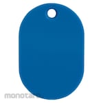 TRUSCO Easy-to-read colored small bills, large 60 x 40 mm, 5 pieces, blue