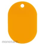 TRUSCO Easy-to-read colored small bills, large 60 x 40 mm, 5 pieces, orange
