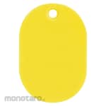 TRUSCO Easy-to-read colored small bills, large 60 x 40 mm, 5 pieces, yellow