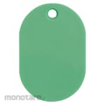 TRUSCO Easy-to-read colored small bills, small 45 x 30 mm, 5 pieces, green