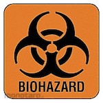 Harris Label Biohazard DOT Handling and Placard (Label Peringatan Limbah)