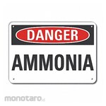 LYLE Aluminum Ammonia Danger Sign 7x10in Alum