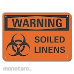 LYLE Aluminum Biohazard Warning Sign 10x14in Alum