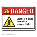 LYLE Aluminum Caustic Danger Sign