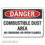 LYLE Aluminum Combustible Dust Danger Sign