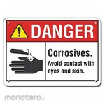 LYLE Aluminum Corrosive Materials Danger Sign