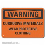 LYLE Aluminum Corrosive Materials Warning Sign