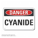 LYLE Aluminum Cyanide Danger Sign