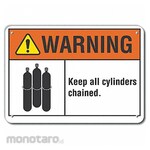 LYLE Aluminum Cylinder Handling Warning Sign