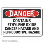 LYLE Aluminum Ethylene Oxide Danger Sign