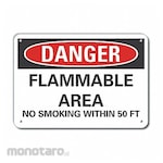 LYLE Aluminum Flammable Area Danger Sign