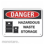 LYLE Aluminum Hazardous Waste Danger Sign