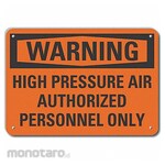 LYLE Aluminum High Pressure Warning Sign