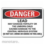 LYLE Aluminum Lead Hazard Danger Sign