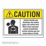 LYLE Carbon Dioxide Caution Reflective Label