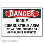 LYLE Combustible Area Danger Label