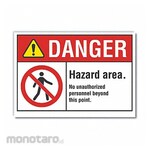 LYLE Hazard Area Danger Label