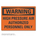 LYLE High Pressure Warning Label