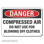 LYLE Plastic Compressed Air Danger Sign