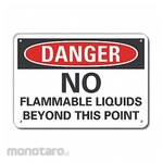 LYLE Plastic Flammable Material Danger Sign