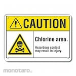 LYLE Reflective Chlorine Caution Sign