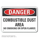 LYLE Reflective Combustible Dust Danger Sign