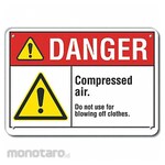 LYLE Reflective Compressed Air Danger Sign