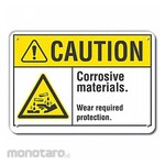 LYLE Reflective Corrosive Materials Caution Sign