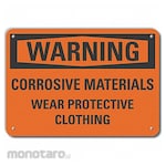 LYLE Reflective Corrosive Materials Warning Sign