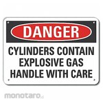 LYLE Reflective Cylinder Handling Danger Sign