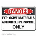 LYLE Reflective Explosive Materials Danger Sign