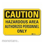 LYLE Reflective Hazard Area Caution Sign