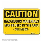 LYLE Reflective Hazardous Materials Caution Sign
