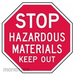 LYLE Reflective Hazardous Materials Stop Sign