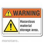 LYLE Reflective Hazardous Materials Warning Sign