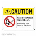 LYLE Reflective Hazardous Waste Caution Sign