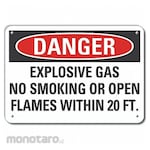 LYLE Reflective No Smoking Danger Sign