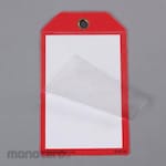 ESCO 85x146mm Safety Tag Self-Laminating/Red