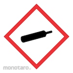 Safety Sign Plat Aluminium B3 Bahan Gas