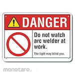 LYLE Aluminum Welding Danger Sign