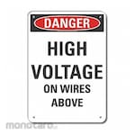 LYLE Plastic High Voltage Danger Sign