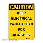 LYLE Reflective Electrical Panel Caution Sign